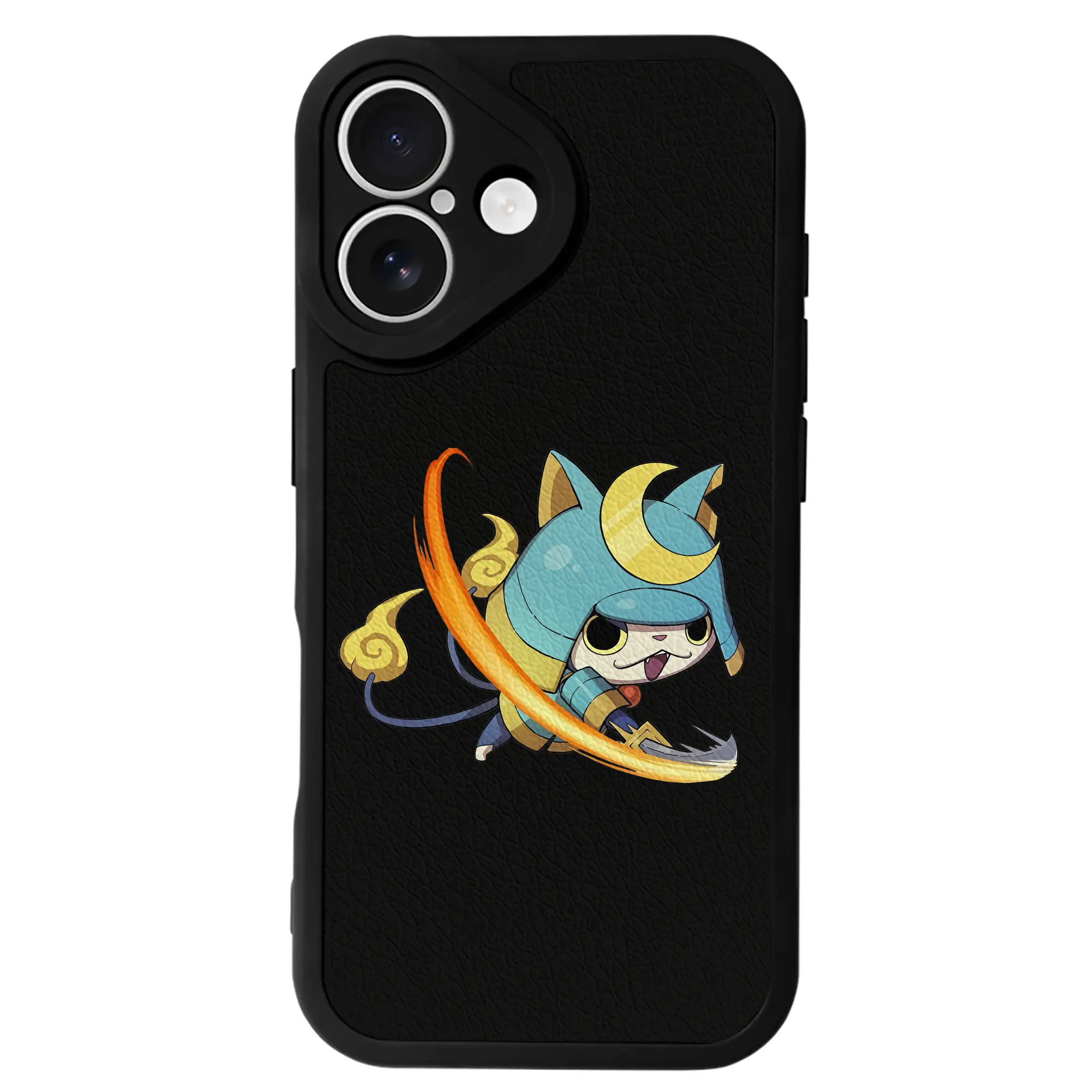 妖怪ウォッチ グッズ,ブシニャン - IPhone 16シリーズ対応 ・ シリコンスマホケース ・ レザー調 ・ 高精度フィット ・ 耐衝撃 ・ ワイヤレス充電対応 ・ 精密カット